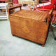 Wicker bench box