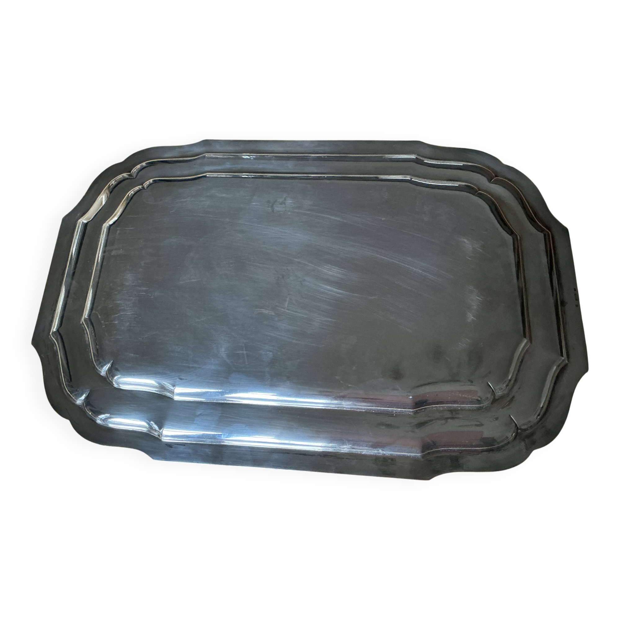 Silver-plated metal plate François Frionnet
