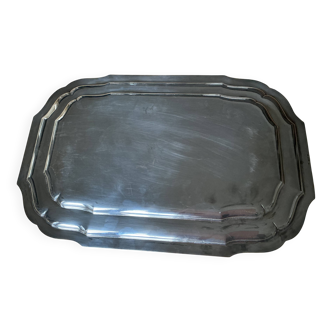 Silver-plated metal plate François Frionnet
