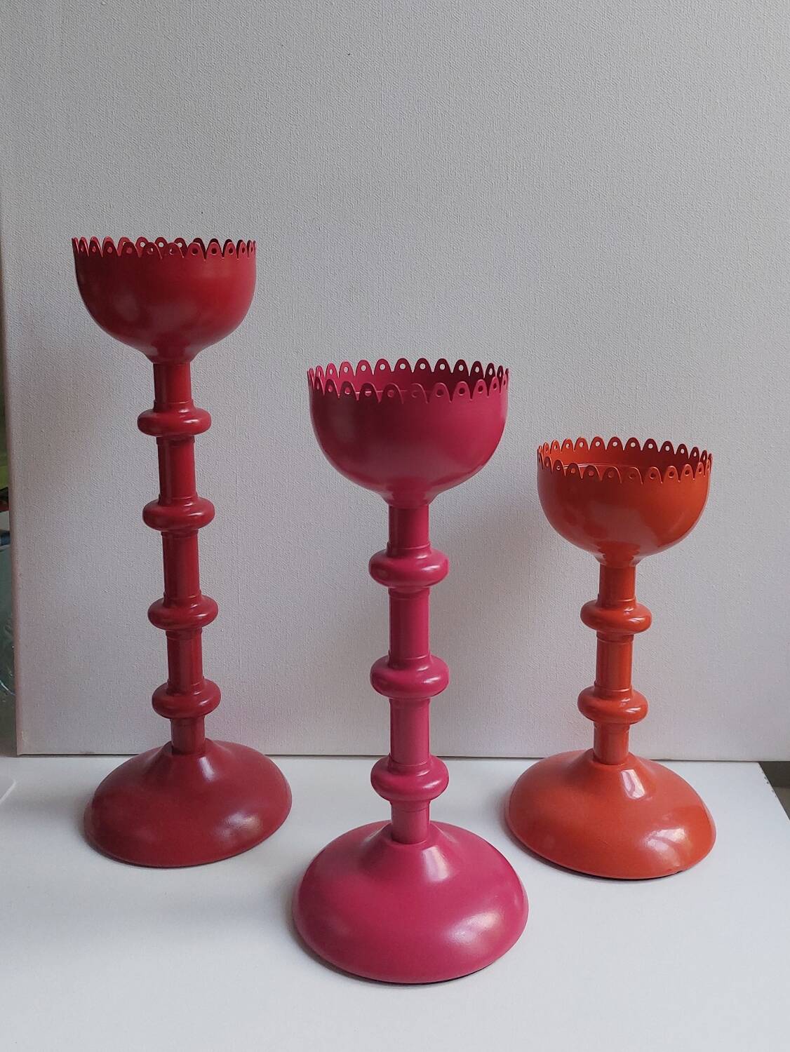 Vintage Ikea Candle Holder Set
