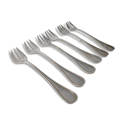 6 fourchettes à gâteau Christofle modèle Albi