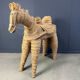 Vintage Spanish straw life size pony/horse, 1960s