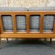 60s 70s teak sofa 2 seater couch J. Kristensen Danish Denmark Design 60s 70s