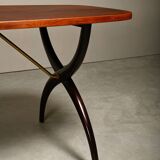 Table basse en placage de palissandre et chêne par David Rosèn pour Westerbergs Möbler, Suède