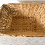 Wicker laundry rack