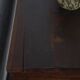 Danish baroque oak buffet from the early 18th century, carved details, 1700-1750.
