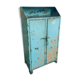 Old cabinet iron sideboard blue