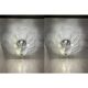 Lot of 2 Murano Style Glass Sputnik Chandelier Flush Mount, Mazzega Zuccher