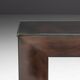 Patinated bronze console by Belgochrom, Belgium, 1970s.
