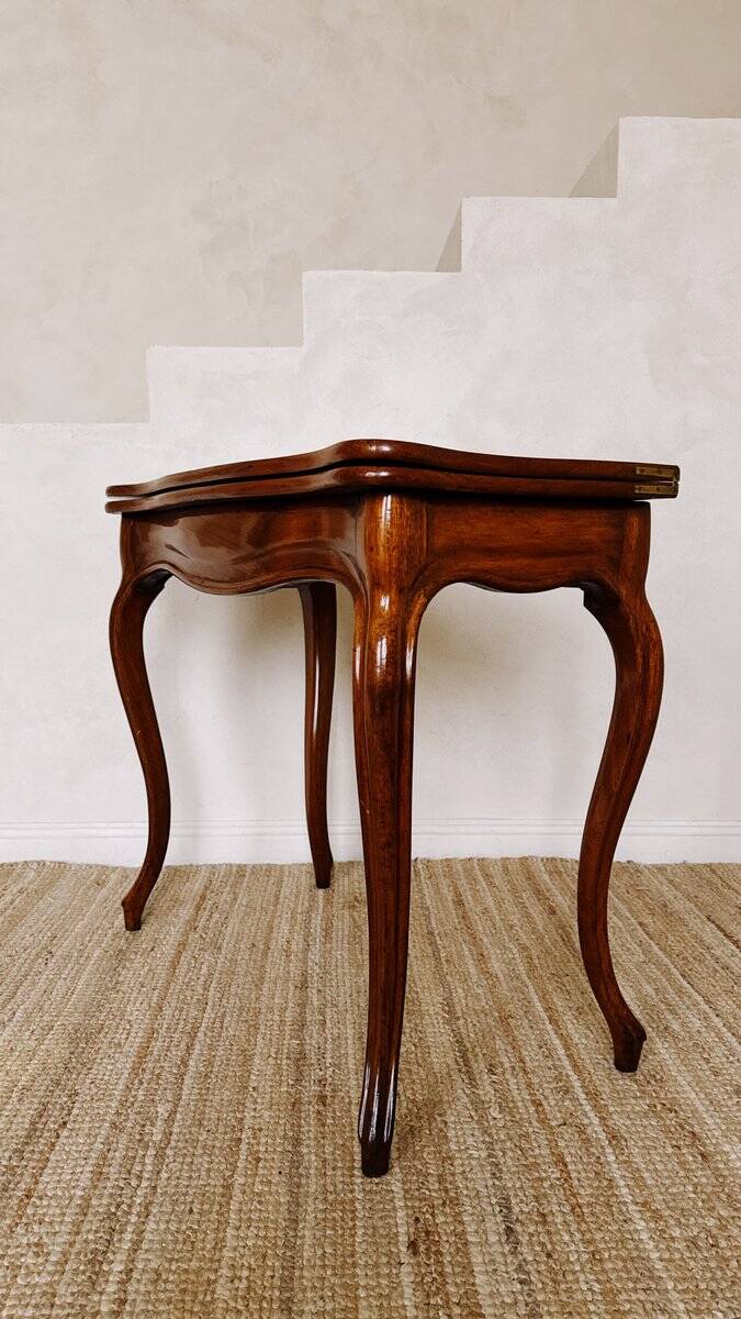 Table de jeu en acajou Louis Philippe