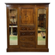 Armoire dressing anglaise en acajou 19ème