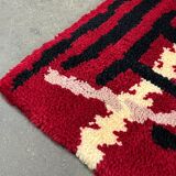 Rug danish design 60s 70s 90x180cm