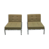 Armchairs by Joseph André Motte for Airborne, 60/70