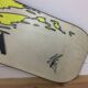 Deco snowboard, 80s snowboarding, vintage neon