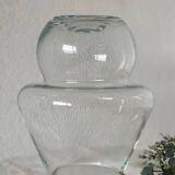 Glass mushroom vase