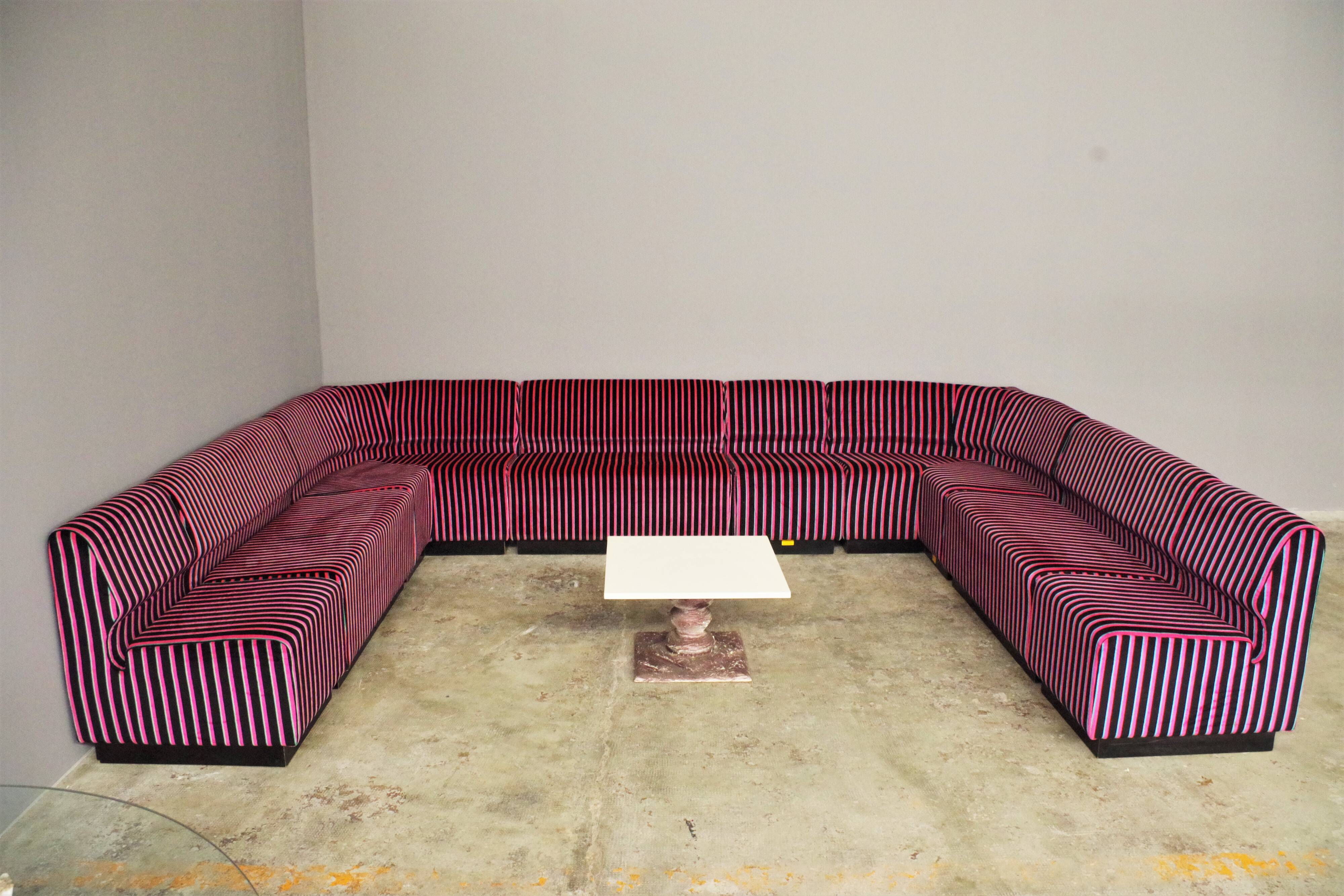 Cestari striped sofa 1995