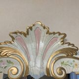 Rococo style white wooden sideboard