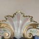 Rococo style white wooden sideboard