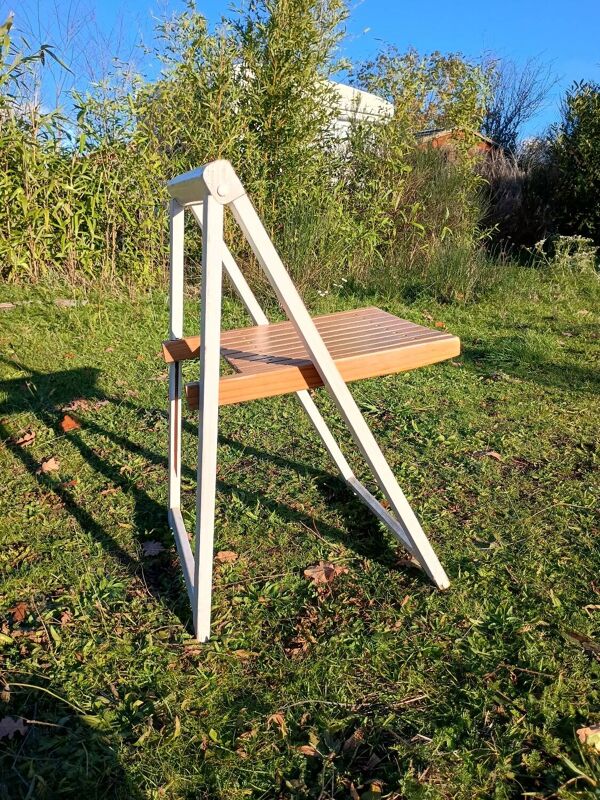 Chaise pliante par Aldo jacober