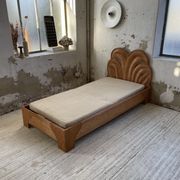 Bed 1 place "palm" wicker and rattan Vivai Del Sud