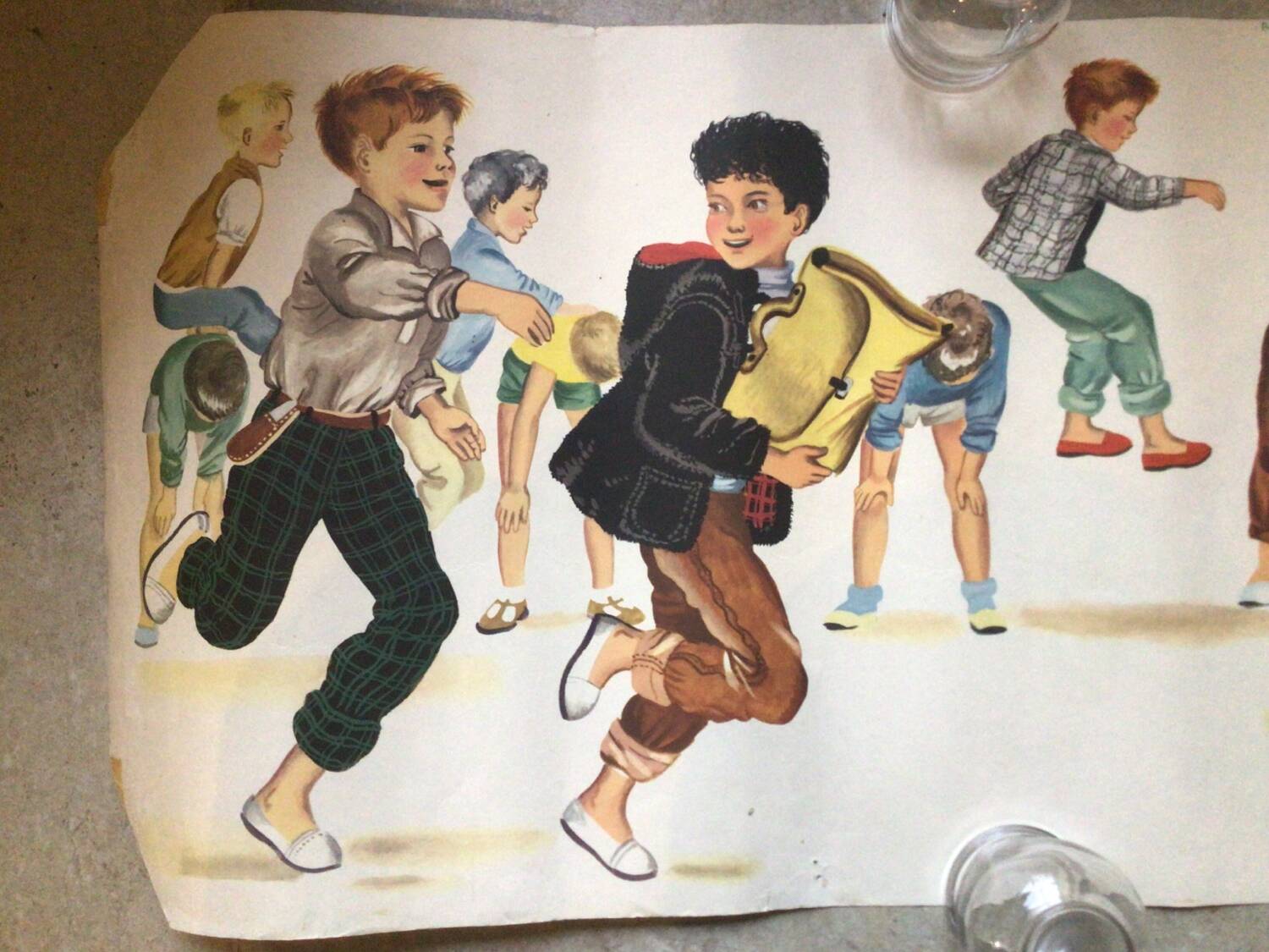 Vintage school poster boy