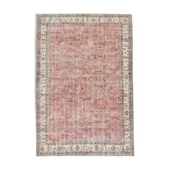 Tapis rouge fait main 308x209Cm