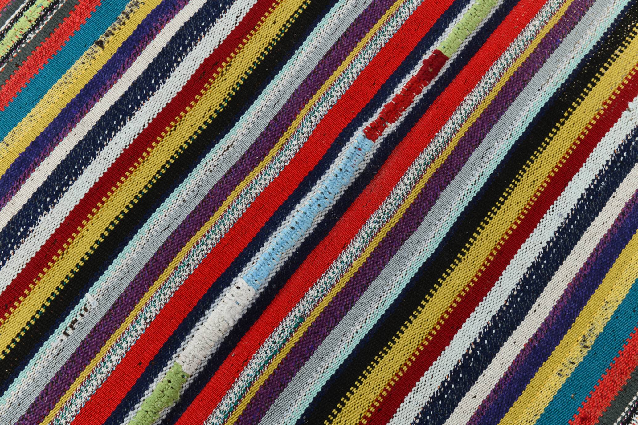 Multicolor Modernist Vintage Kilim Rug, 165x269Cm