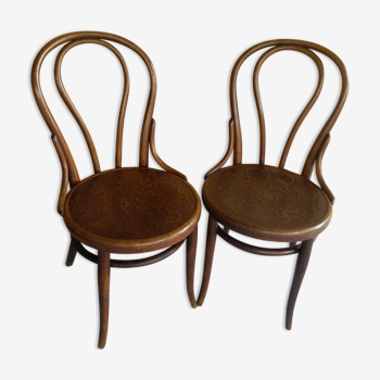 Pair of chairs Thonet 1910
