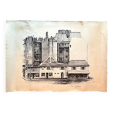 Lithograph Parisian View