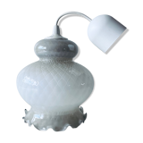 Glass hanging lamp