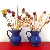 Duo of Emile Henry bistro pitchers