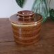 Water butter dish Berry pottery
