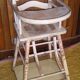 Chaise haute de bébé années 50