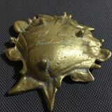 Empty pocket in art nouveau bronze