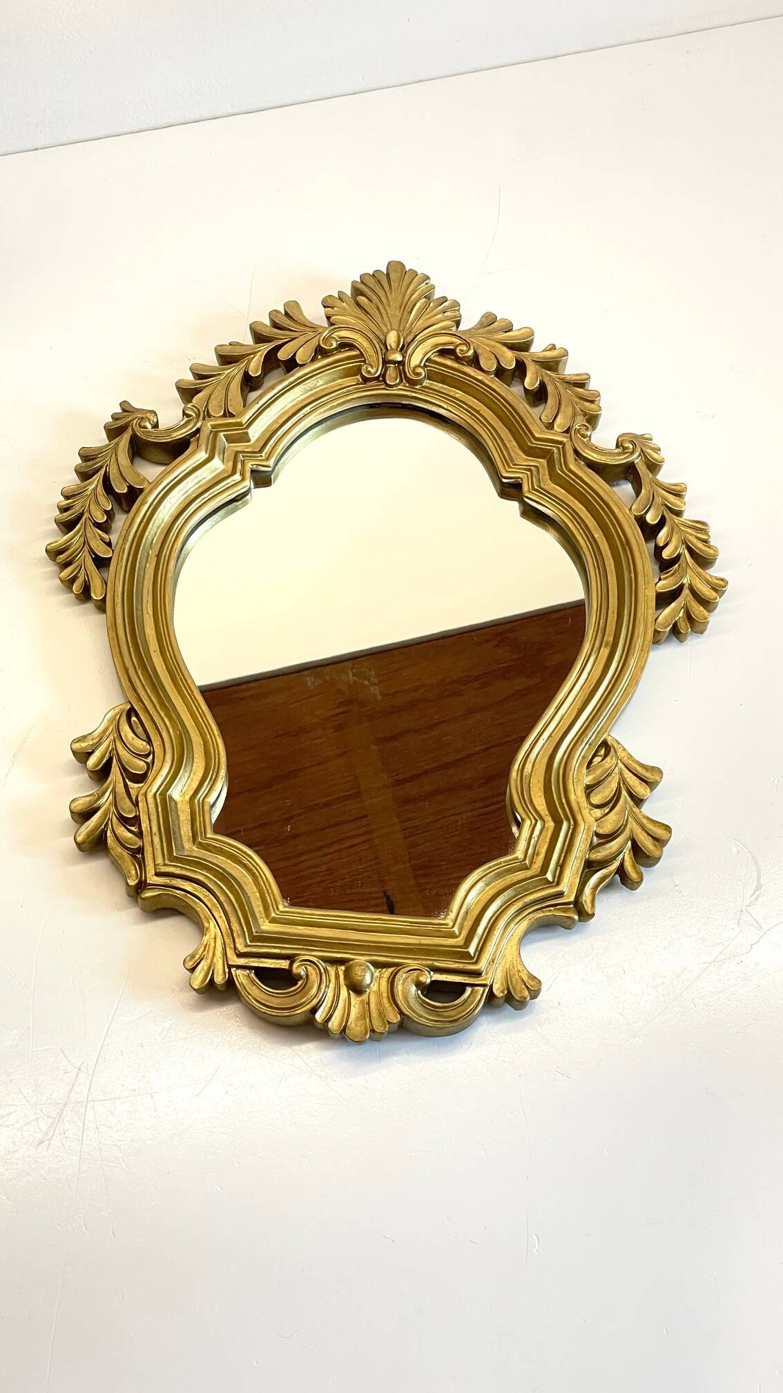Vintage Gold Rococo Style Mirror