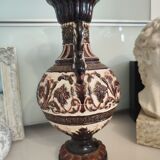 Majolica-style vase
