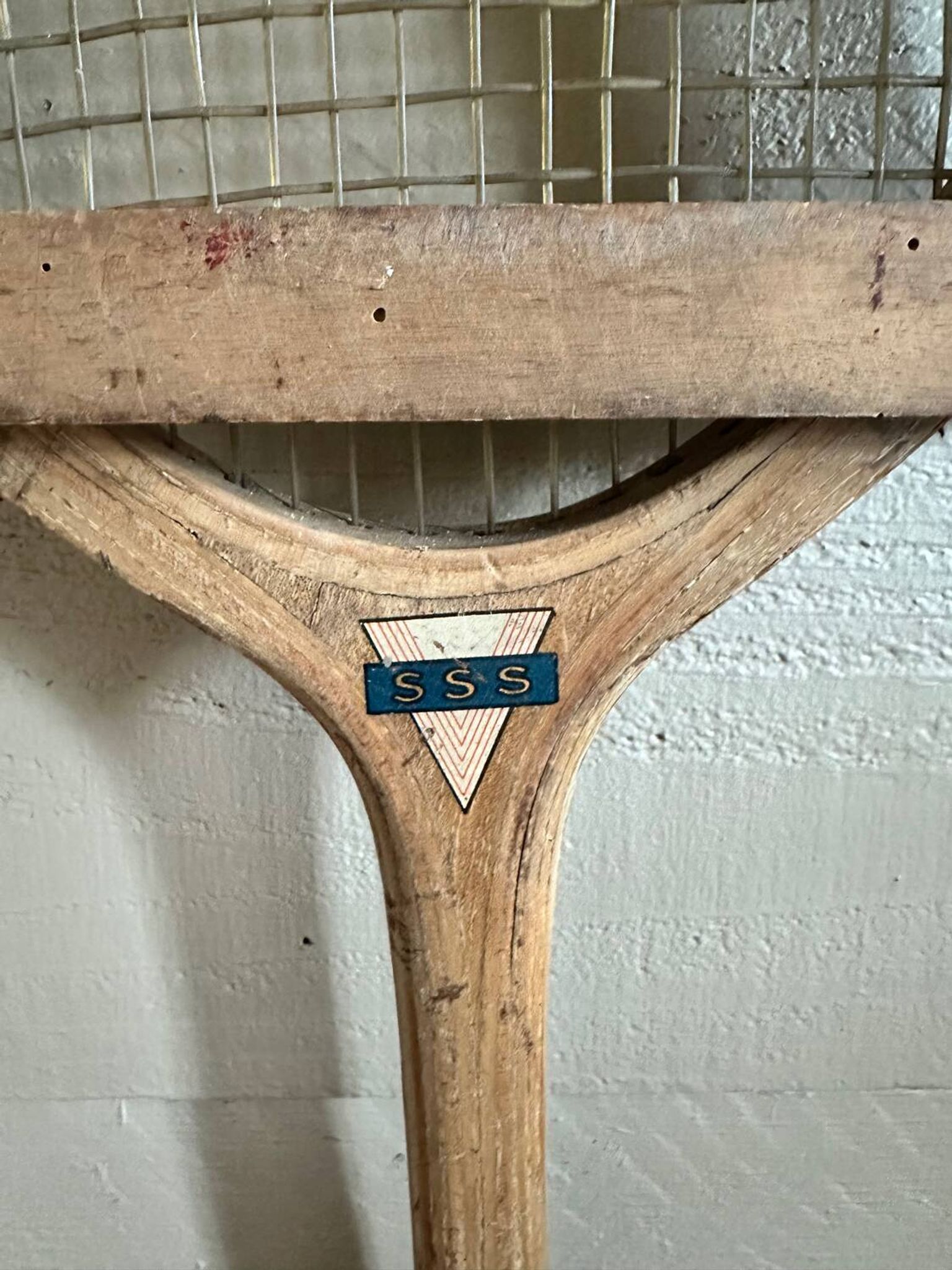 Old tennis racket