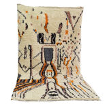 Handmade moroccan berber carpet 189 x 100 cm