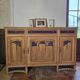 Buffet made of solid cherry wood, late Art Nouveau.