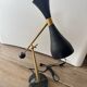 Eichholtz Cordero desk lamp in brass, black metal and marble.