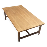 Solid oak coffee table