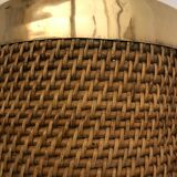 Umbrella wicker and brass