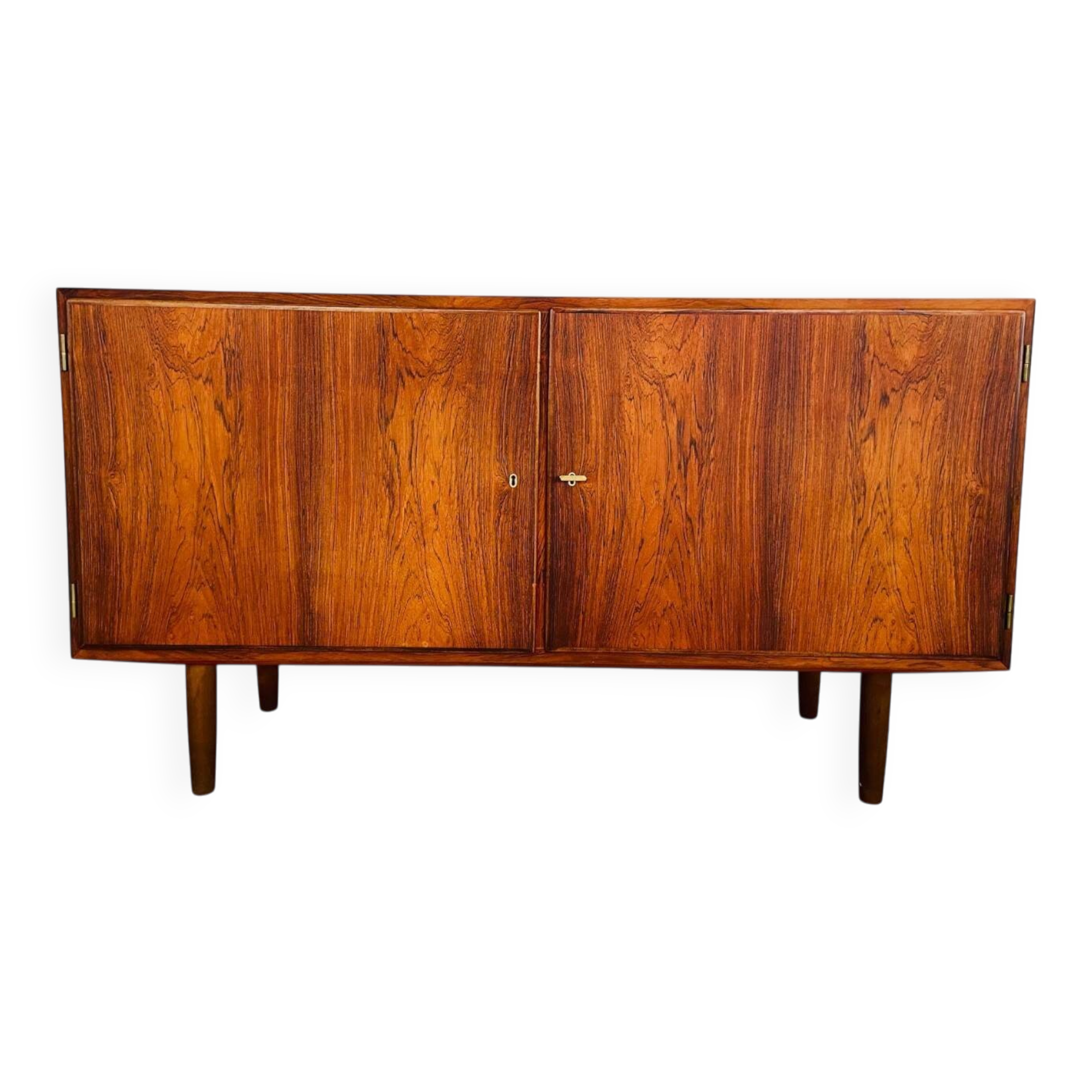 Buffet en palissandre danois vintage rétro des années 50 par Poul Hundevad