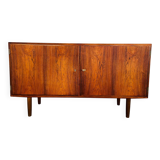 Buffet en palissandre danois vintage rétro des années 50 par Poul Hundevad