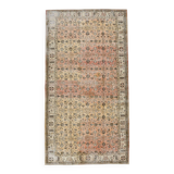 5x10 Geometric Tribal Motifs Vintage Pattern Rug, 159x290Cm