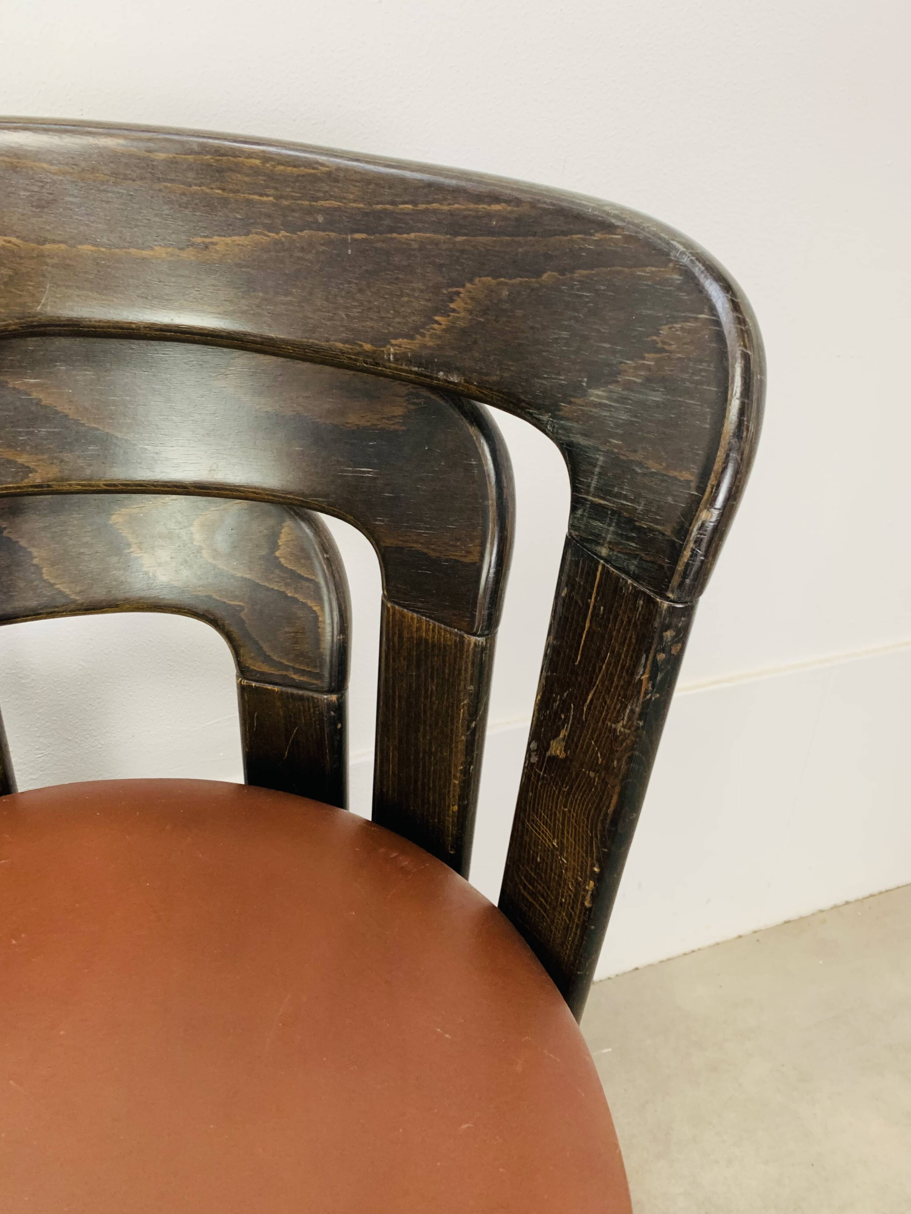 8 Bruno Rey chairs for Dietiker, workshop "Chair from Stein am Rhein"