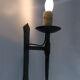 Old pair of wrought iron wall sconces. Castle sconces. Year 50 60