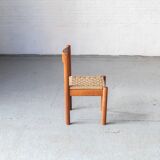 Rustic dining chairs, Italy, 1960's