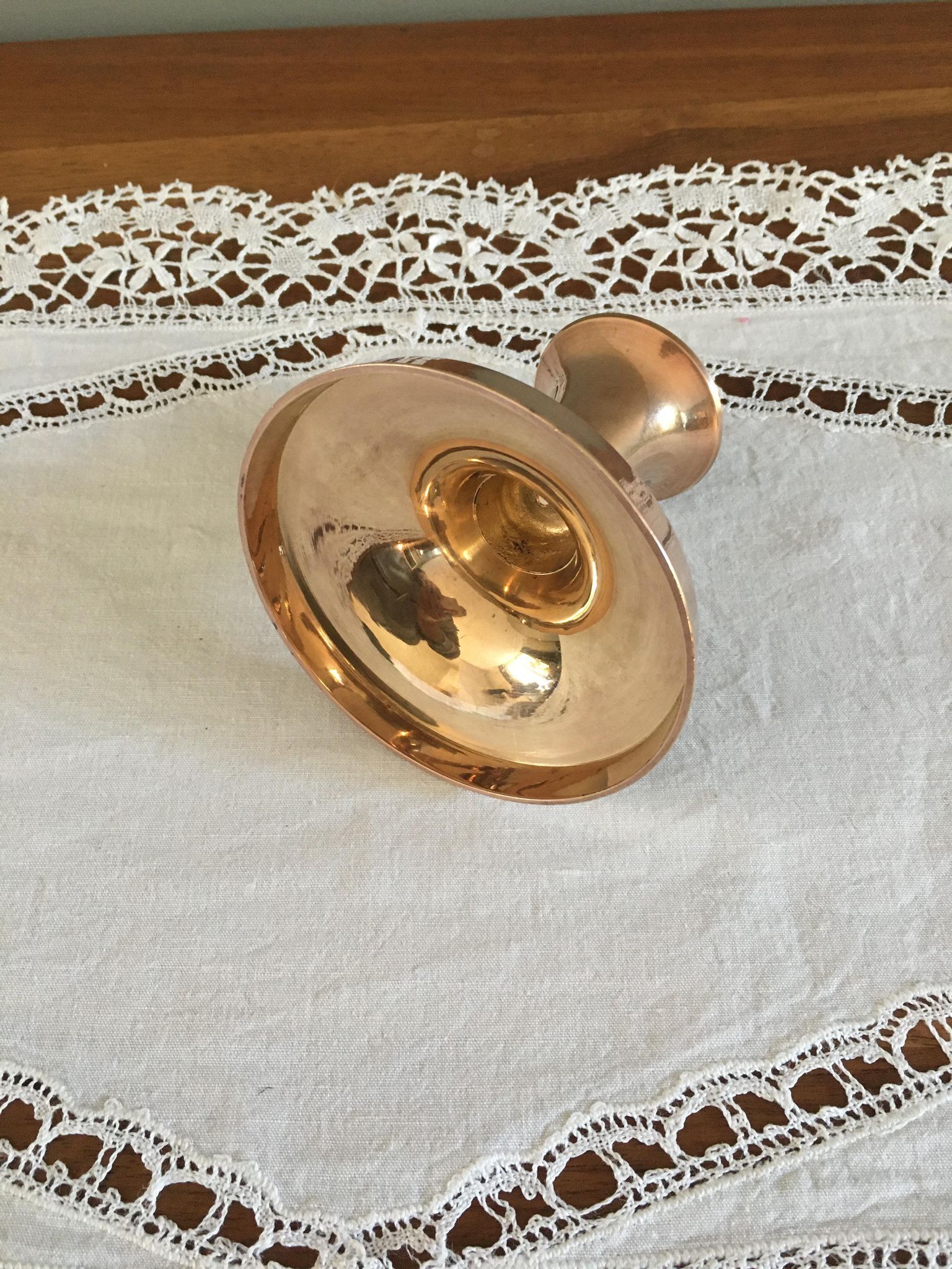 Hand-painted candle holder