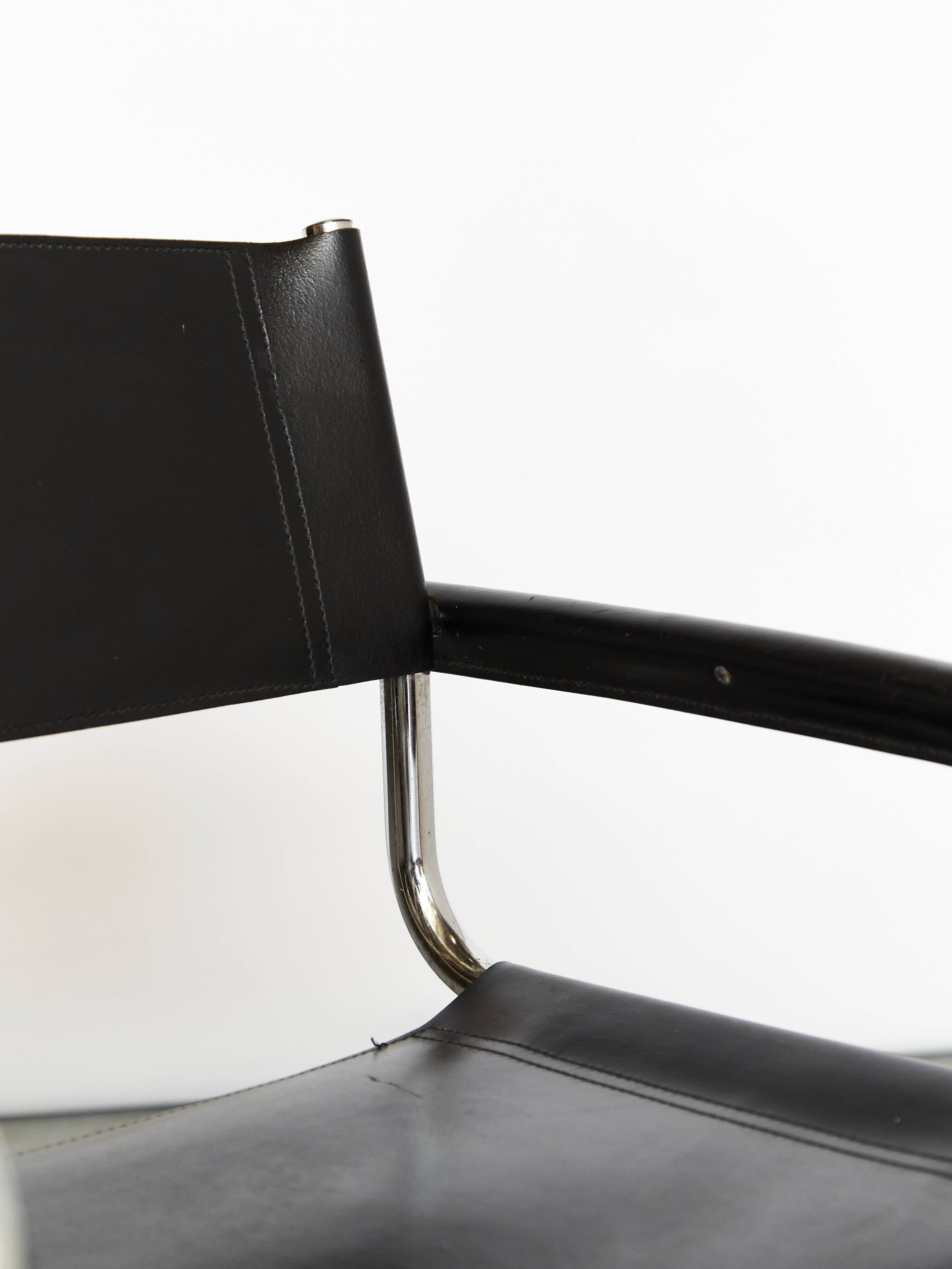 Bauhaus leather Cantilever produced by Fasem, Italy